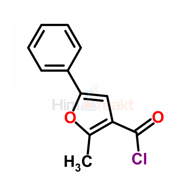 2-Метил-5-фенилфуран-3-карбонил хлорид