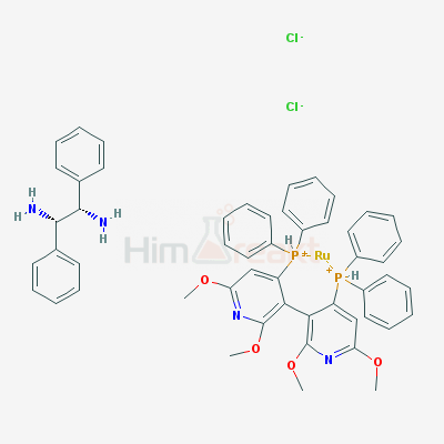 Дихлор[(S)-(-)-2,2',6,6'-тетраметокси-4,4'-бис(ди-фенилфосфино)-3,3'-бипиридин][(1S,2S)-