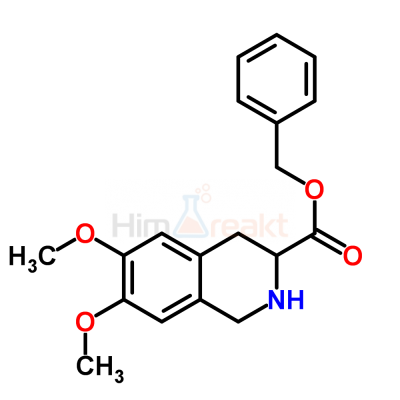 (S)-1,2,3,4-тетрагидро-6,7-диметоксиизокуинолин-3-карбоновая кислота бензил эфир
