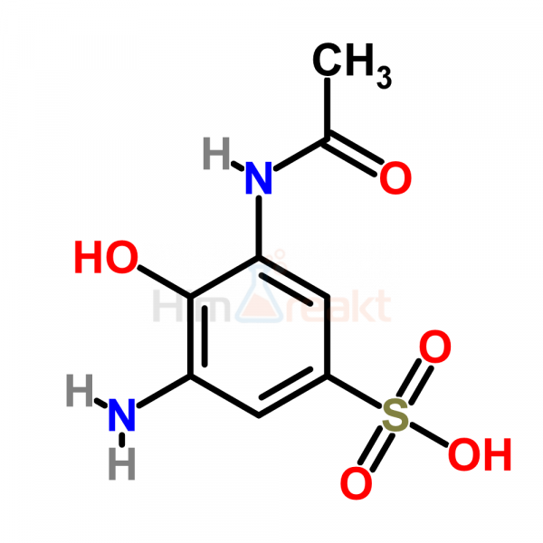3-(Ацетиламино)-5-амино-4-гидроксибензолсульфоновая кислота
