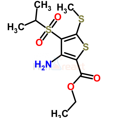 Этил 3-амино-4-(изопропилсульфонил)-5-(метилтио)тиофен-2-карбоксилат