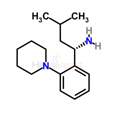 (S)-3-метил-1-(2-пиперидин-1-ил-фенил)бутиламин