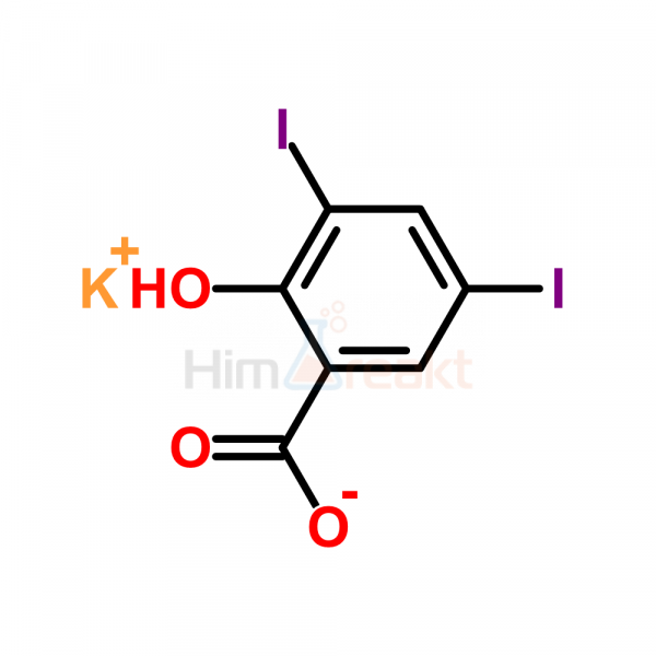 3,5-Дийодосалициловая кислота калий соль