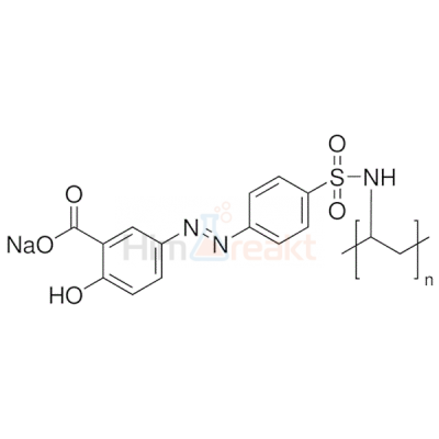 Поли[1-[4-(3-карбокси-4-гидроксифенилазо)бензолсульфонамидо]-1,2-этандиил, натриевая соль]