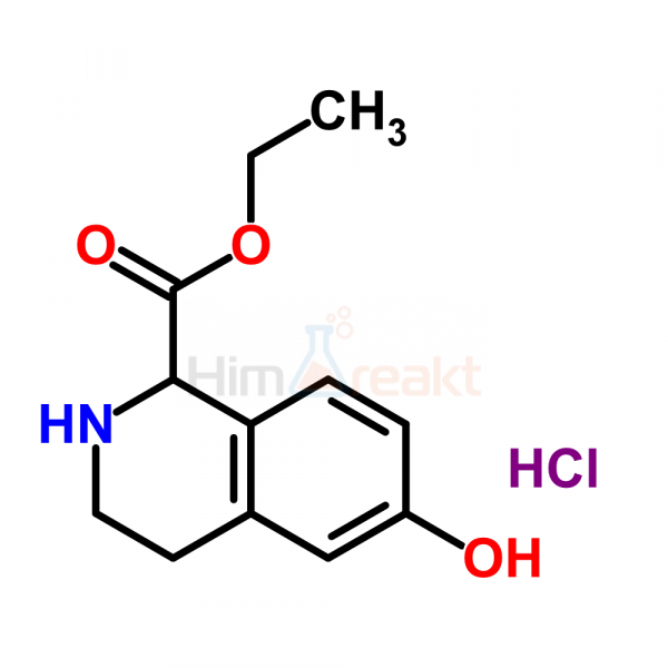 6-Гидрокси-1,2,3,4-тетрагидро-изокуинолин-1-карбоновая кислота этиловый эфир гидрохлорид