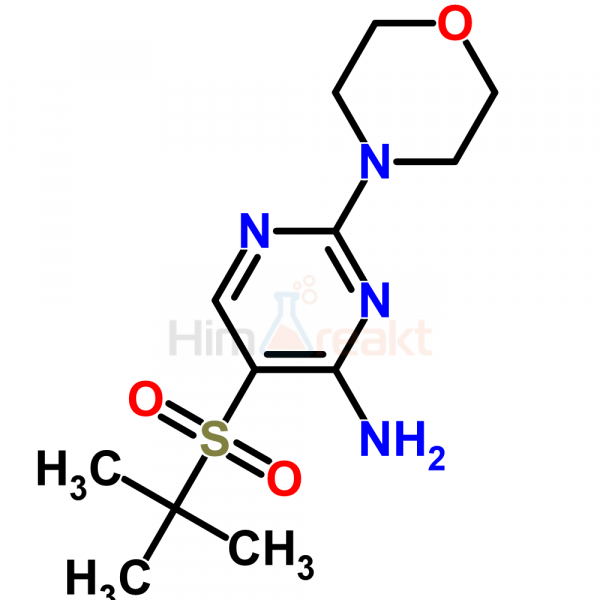 5-(Трет-бутилсульфонил)-2-морфолинопиримидин-4-амин