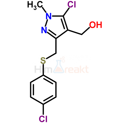 (5-Хлор-3-{[(4-хлорфенил)сульфанил]метил}-1-метил-1H-пиразол-4-ил)метанол