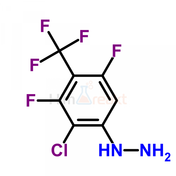 2-Хлор-3,5-дифтор-4-(трифторметил)фенил гидразин