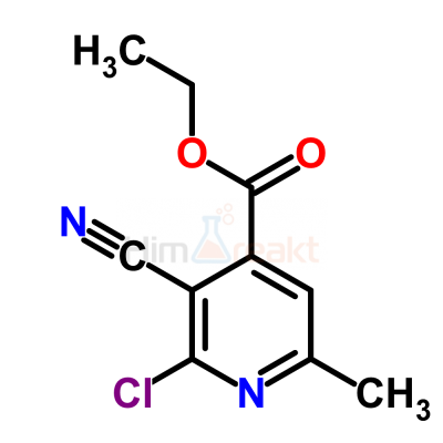 Этил 2-хлор-3-циано-6-метилизоникотинат