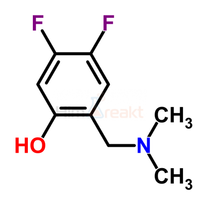 4,5-Дифтор-2-гидрокси-n,n-диметилбензиламин
