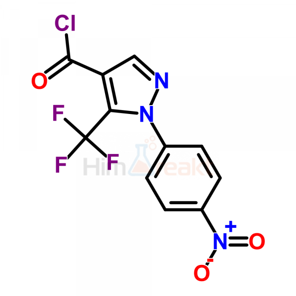 1-(4-Нитрофенил)-5-(трифторметил)пиразол-4-карбонил хлорид