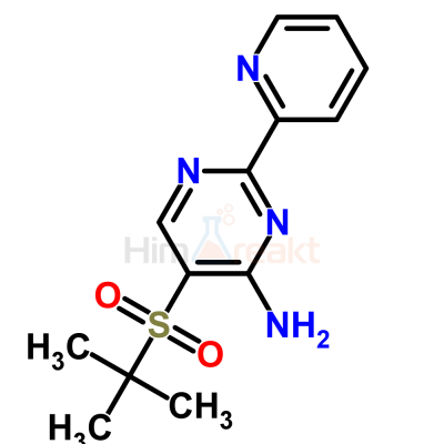5-(Трет-бутилсульфонил)-2-(2-пиридил)пиримидин-4-амин