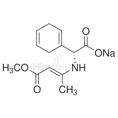 (R)-(+)-альфа-[(3-метокси-1-метил-3-оксо-1-пропенил)амино]-1,4-циклогексадиен-1-уксусная кислота нат