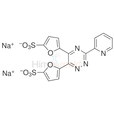 3-(2-Пиридил)-5,6-ди(2-фурил)-1,2,4-триазин-5',5''-дисульфоновая кислота динатриевая