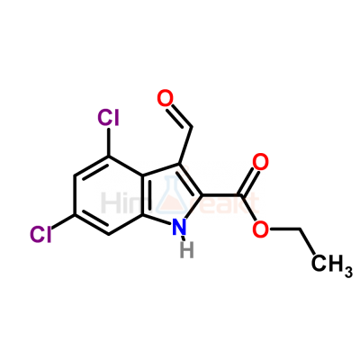 Этил 4,6-дихлор-3-формил-1H-индол-2-карбоксилат