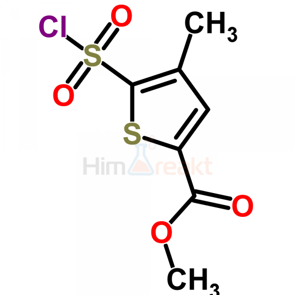 Метил 5-(хлорсульфонил)-4-метил-2-тиофенкарбоксилат