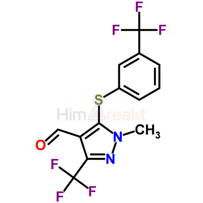 1-Метил-3-(трифторметил)-5-{[3-(трифторметил)фенил]сульфанил}-1H-пиразол-4-карбальдегид