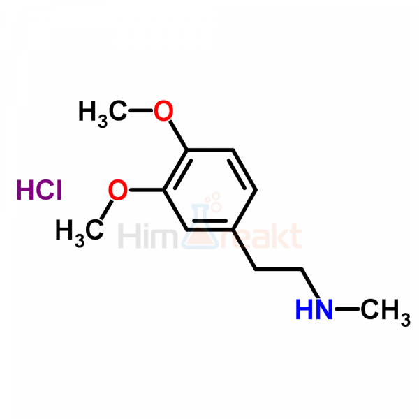 3,4-Диметокси-N-метилфенэтиламин гидрохлорид