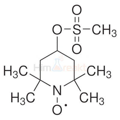 2,2,6,6-Тетраметил-4-(метилсульфонилокси)-1-пиперидиноокси, свободный радикал