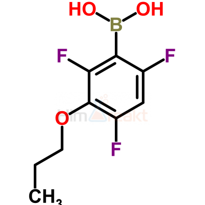 3-Пропокси-2,4,6-трифторфенилборная кислота