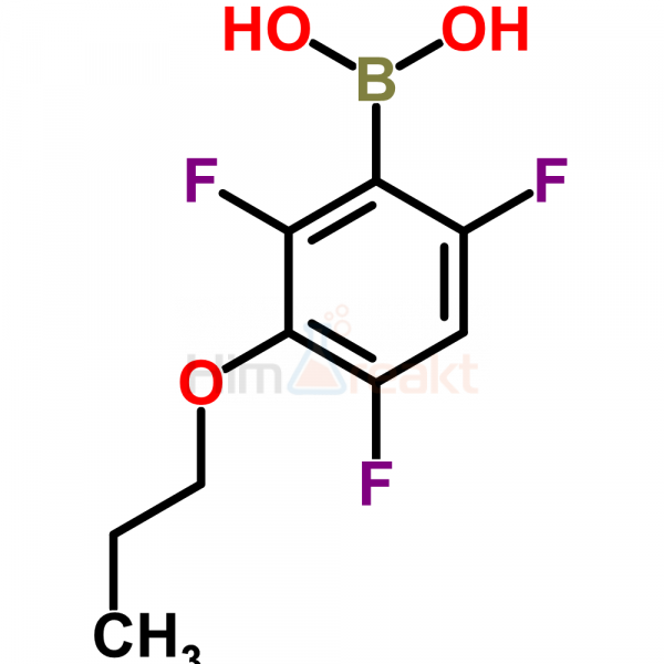 3-Пропокси-2,4,6-трифторфенилборная кислота