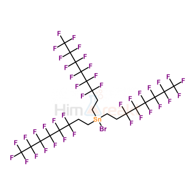 Трис(3,3,4,4,5,5,6,6,7,7,8,8,8-тридекафтороктил)тин бромид