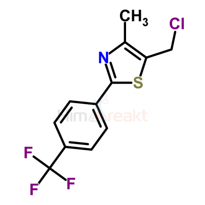 5-(Хлорметил)-4-метил-2-[4-(трифторметил)фенил]-1,3-тиазол