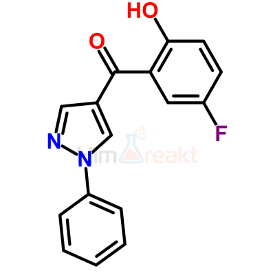 5'-Фтор-2'-гидроксифенил 1-фенил-1h-пиразол-4-ил кетон