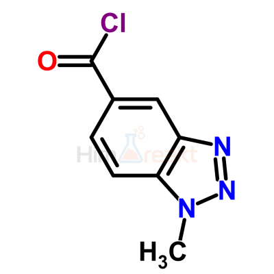 1-Метил-1H-1,2,3-бензотриазол-5-карбонил хлорид
