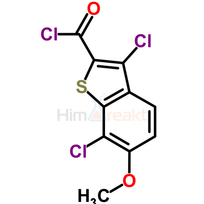3,7-Дихлор-6-метоксибензо[b]тиофен-2-карбонил хлорид