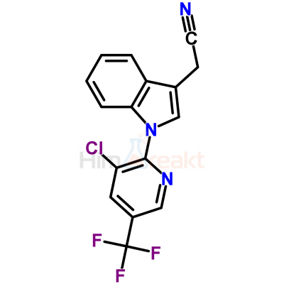 2-{1-[3-Хлор-5-(трифторметил)-2-пиридинил]-1H-индол-3-ил}ацетонитрил