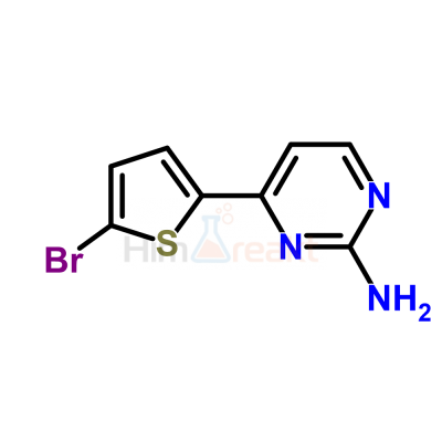 4-(5-Бром-2-тиенил)-2-пиримидинамин