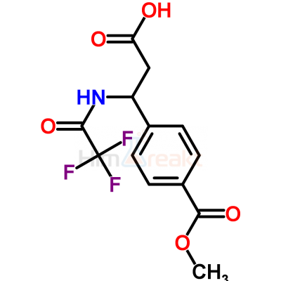 3-[4-(Метоксикарбонил)фенил]-3-[(2,2,2-трифторацетил)амино]пропановая кислота