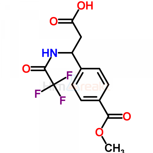 3-[4-(Метоксикарбонил)фенил]-3-[(2,2,2-трифторацетил)амино]пропановая кислота