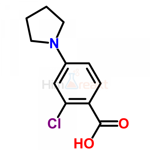 2-Хлор-4-(1-пирролидинил)бензолкарбоновая кислота