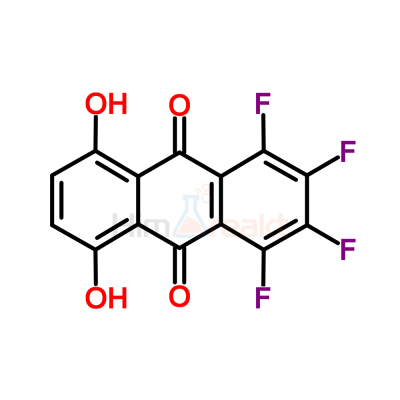 1,2,3,4-Тетрафтор-5,8-дигидроксиантрахинон
