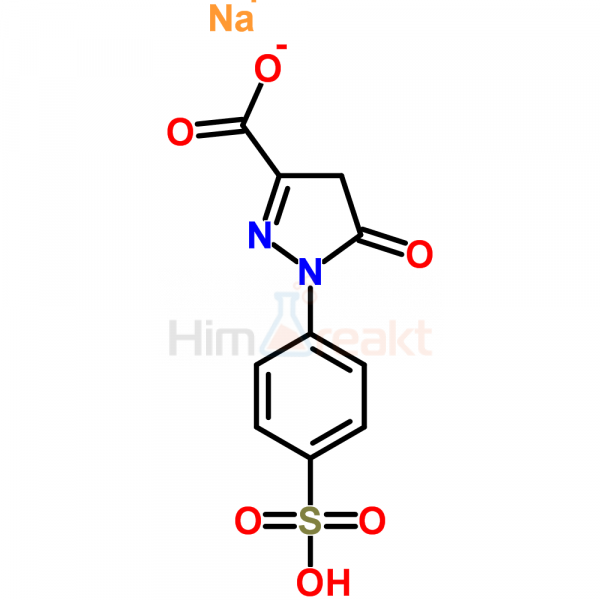 3-Карбокси-1-(4'-сульфофенил)-5-пиразолон натриевая соль
