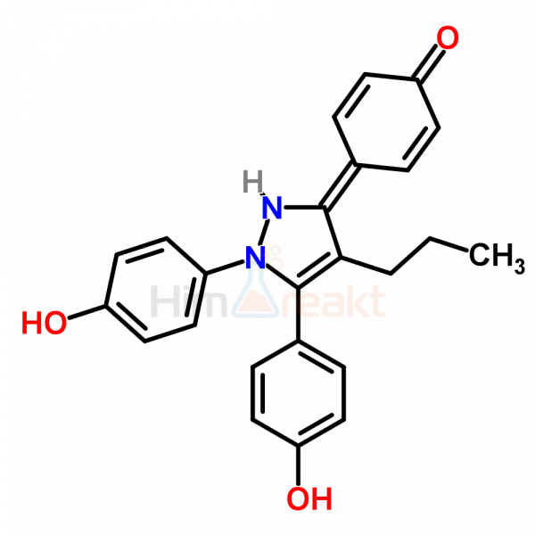 1,3,5-Трис(4-гидроксифенил)-4-пропил-1h-пиразол