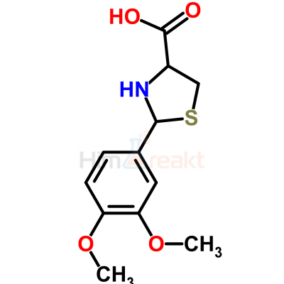 2-(3,4-Диметоксифенил)-1,3-тиазолидин-4-карбоновая кислота