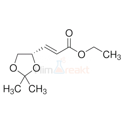 Этил (S)-(+)-3-(2,2-диметил-1,3-диоксолан-4-ил)-2-пропеноат,преимущественно транс