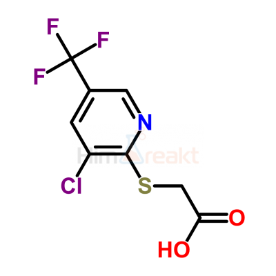 2-{[3-Хлор-5-(трифторметил)-2-пиридинил]сульфанил}уксусная кислота