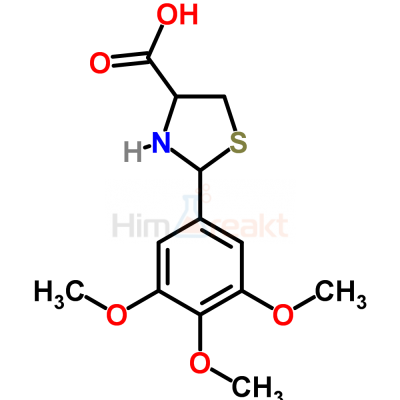 2-(3,4,5-Триметоксифенил)-1,3-тиазолидин-4-карбоновая кислота