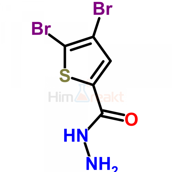 2,3-Дибром-5-тиофенкарбоновая кислота гидразид