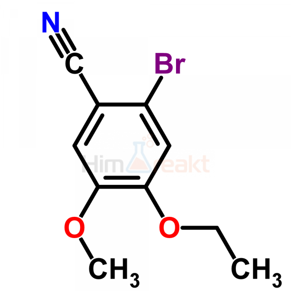 2-Бром-4-этокси-5-метоксибензонитрил