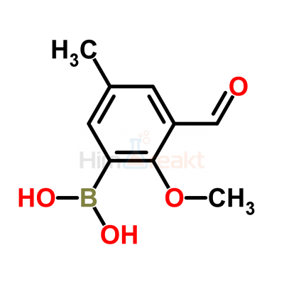 3-Формил-2-метокси-5-метилфенилборная кислота