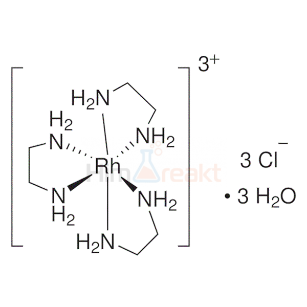 Трихлортрис(этилендиамин)родий(III) тригидрат