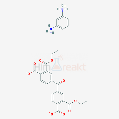 4,4'-Карбонилбис[(2-этоксикарбонил)бензойная кислота], 1,3-фенилендиамин соль