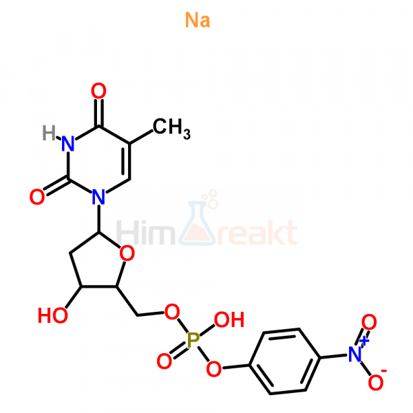 Тимидин 5'-монофосфат п-нитрофенил эфир натриевая соль