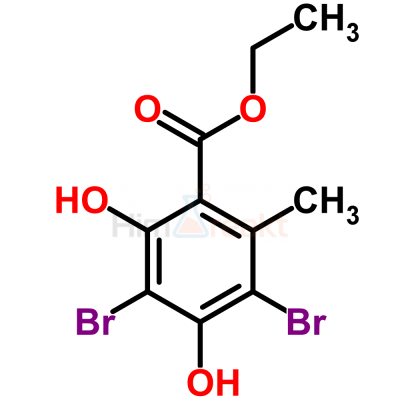 Этил 3,5-дибром-2,4-дигидрокси-6-метилбензоат