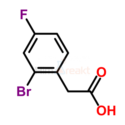 2-Бром-4-фторфенилуксусная кислота